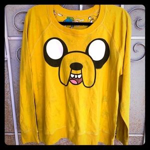 Adventure Time Reversible Long Sleeve Scoop Neck